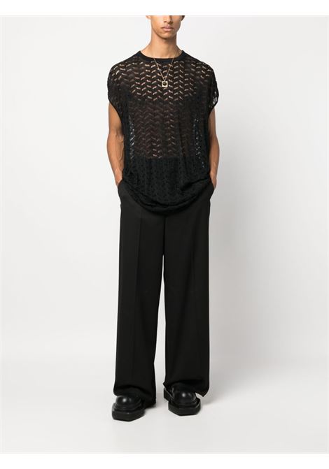 maglia traforata DRIES VAN NOTEN | T-shirt | HENGEL7362BLACK